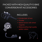 TAV Mid-Drive E-Bike Conversion Kit 36V 250W with 36V battery pack | Electric conversion kit for bicycles