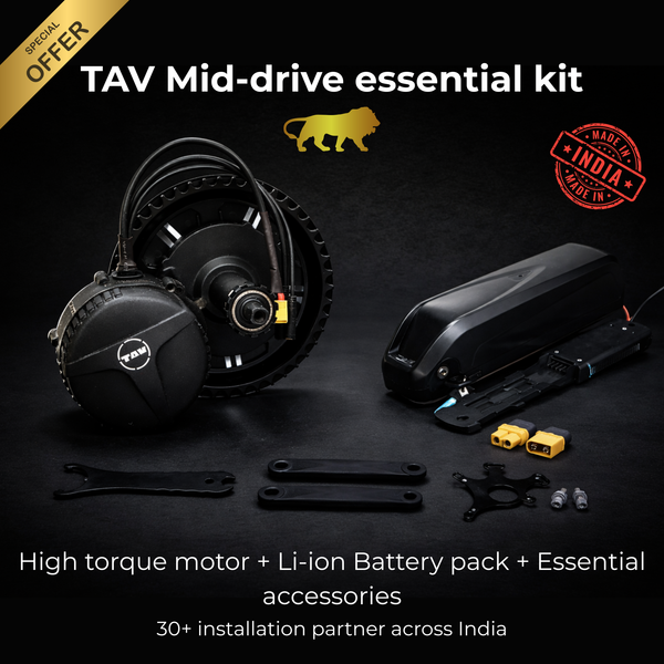 TAV Mid-Drive Kit + 36V Battery Pack