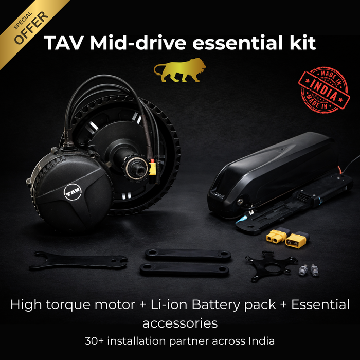 TAV Mid-Drive Kit 36V 250W+ Battery Pack